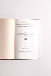 Symposium on Cleaning of Electronic Device Components and Materials, ASTM Special Technical Publication No. 246