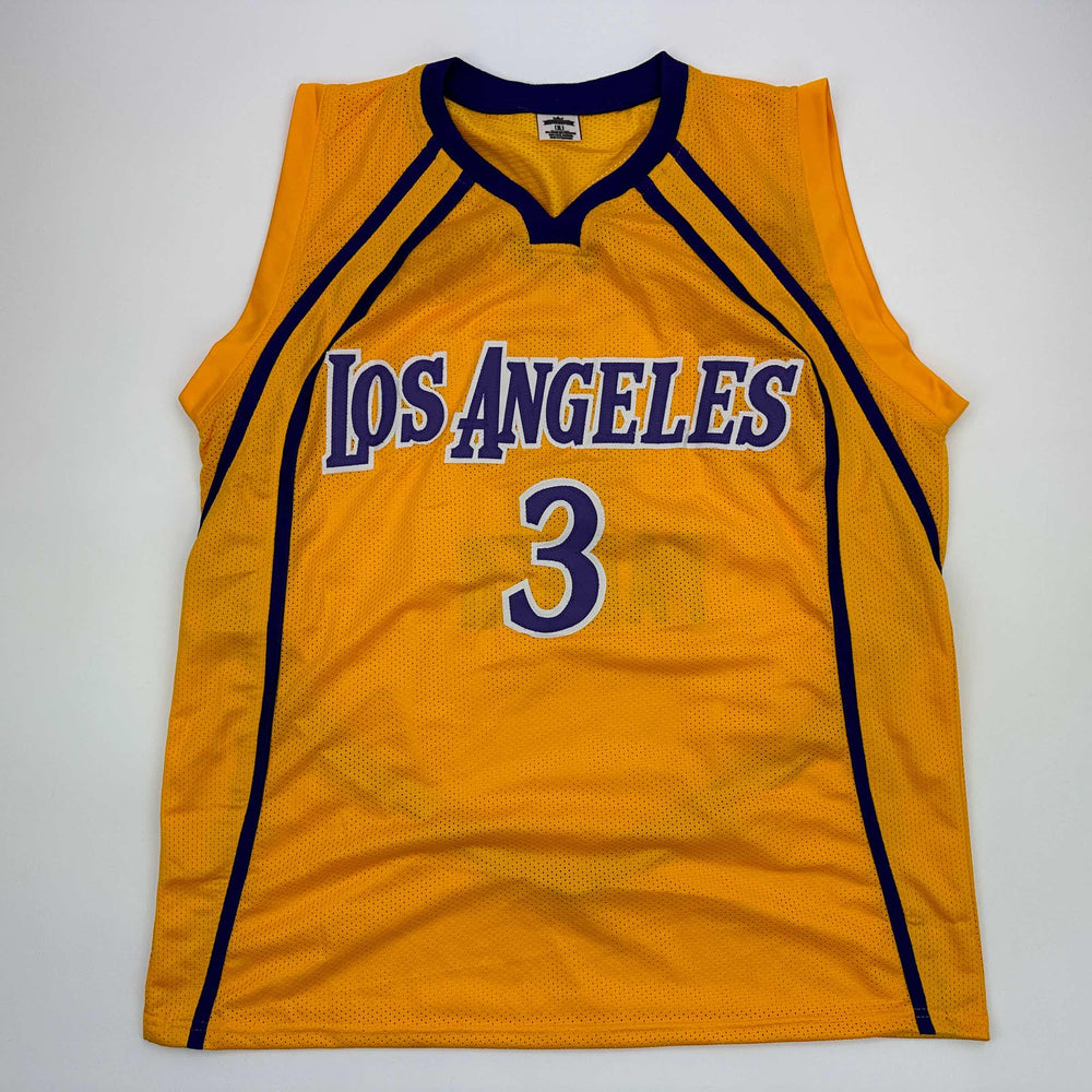 Facsimile Autographed Candace Parker Los Angeles LA Yellow Reprint Laser Auto Basketball Jersey Size Men's XL (ONLINE ORDER ONLY)