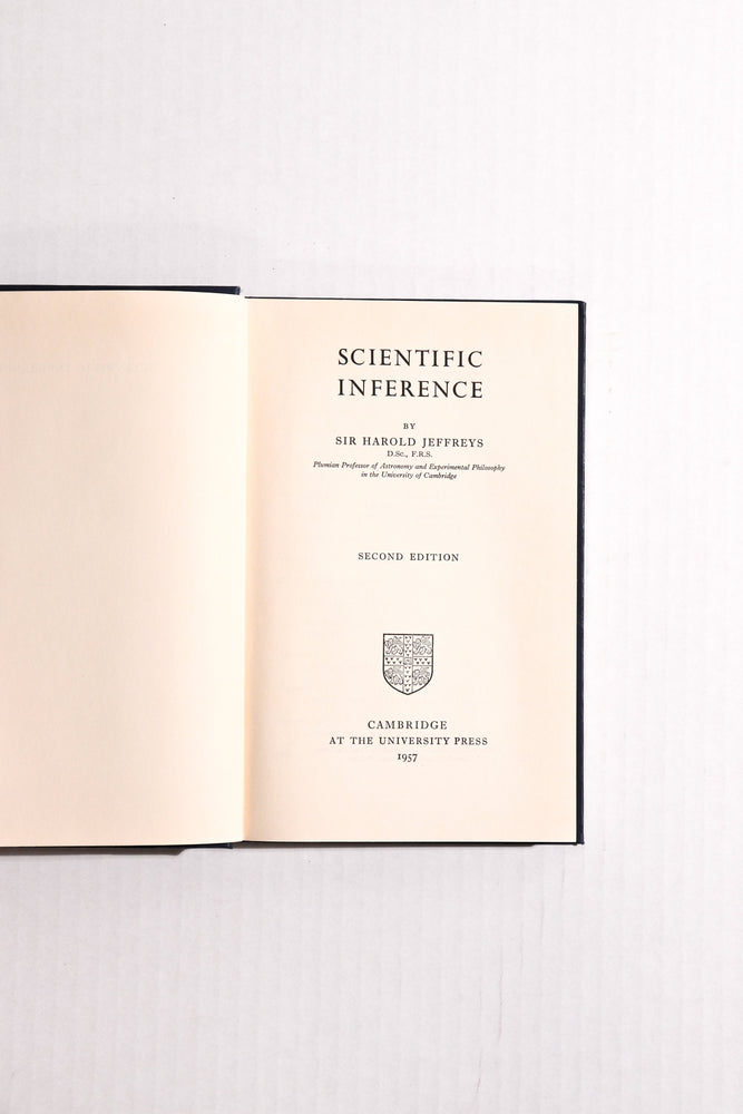 Scientific Inference: Second Edition, Sir Harold Jeffreys