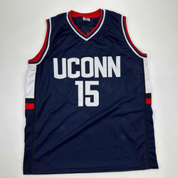 Facsimile Autographed Kemba Walker UConn Blue Reprint Laser Auto College Basketball Jersey Size Men's XL (ONLINE ORDER ONLY)
