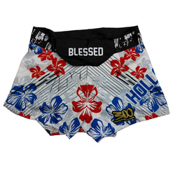 Autographed/Signed Max Holloway UFC MMA Trunks Shorts Ultimate Fighting JSA COA