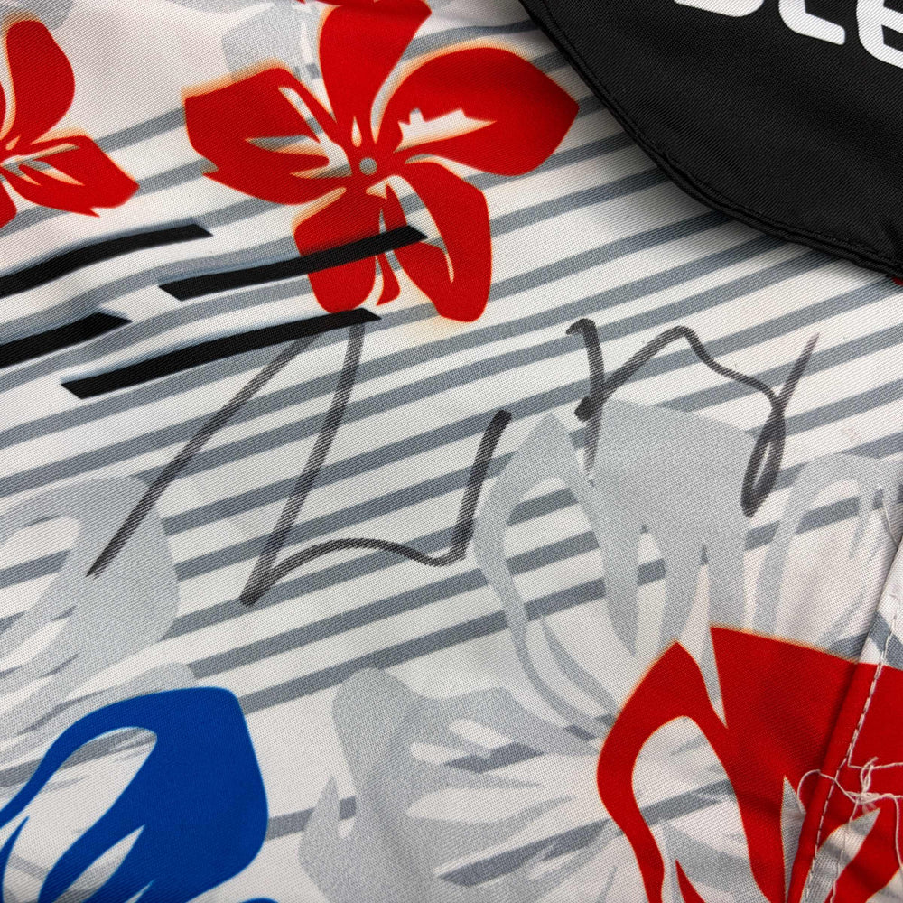 Autographed/Signed Max Holloway UFC MMA Trunks Shorts Ultimate Fighting JSA COA
