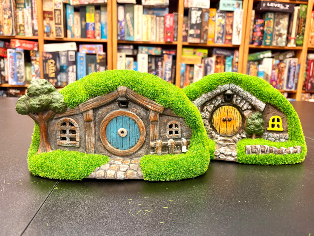 Solar Lighted Gnome Moss House - Set of 2 (ONLINE ORDER ONLY)