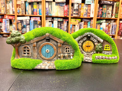 Solar Lighted Gnome Moss House - Set of 2 (ONLINE ORDER ONLY)