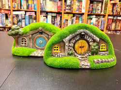 Solar Lighted Gnome Moss House - Set of 2 (ONLINE ORDER ONLY)