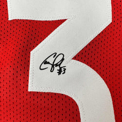 Facsimile Autographed Candace Parker Las Vegas Red Reprint Laser Auto Basketball Jersey Size Men's XL (ONLINE ORDER ONLY)