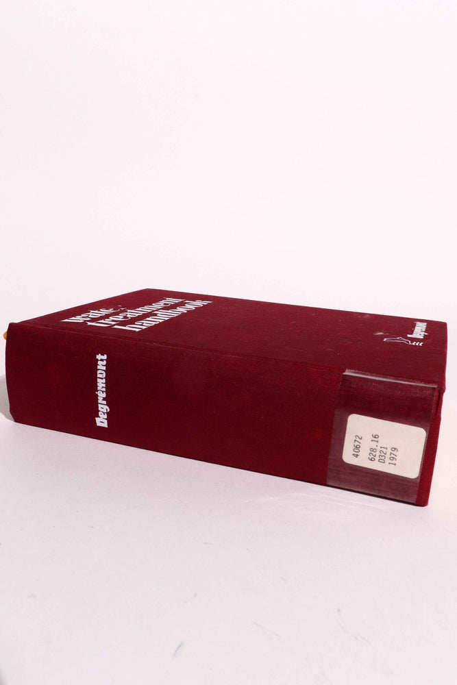 Water Treatment Handbook, Fifth Edition (ONLINE ORDER ONLY)