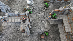 Urban Ruins | Neoprene Battle Mat with Bag | Baron of Dice