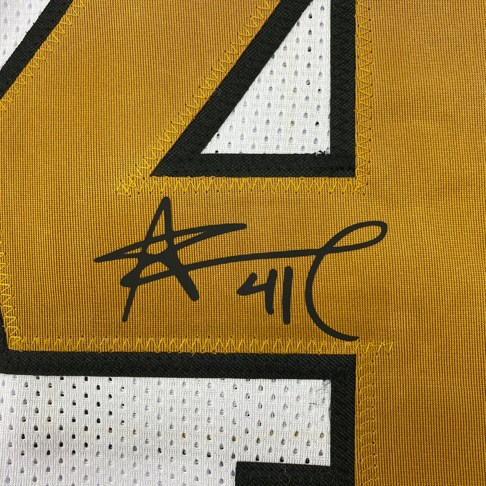 Facsimile Autographed Alvin Kamara New Orleans Color Rush Reprint Laser Auto Football Jersey Size Men's XL (ONLINE ORDER ONLY)