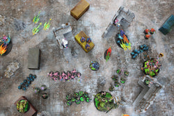 Urban Ruins | Neoprene Battle Mat with Bag | Baron of Dice