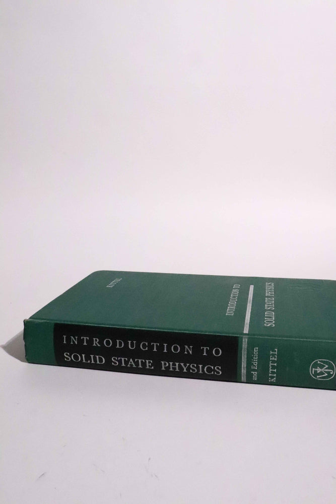 Introduction to Solid State Physics — Charles Kittel, 1963