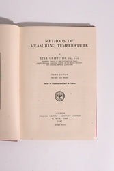 Methods of Measuring Temperature — Ezer Griffiths, 1947