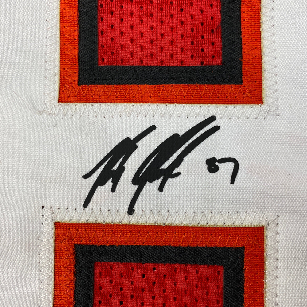 Facsimile Autographed Rob Gronk Gronkowski Tampa Bay Red Reprint Laser Auto Football Jersey Size Men's XL (ONLINE ORDER ONLY)