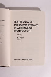 The Solution of the Inverse Problem in Geophysical Interpretation – R. Cassinis – 1981