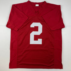 Facsimile Autographed Derrick Henry Alabama Red Reprint Laser Auto College Football Jersey Size Men's XL (ONLINE ORDER ONLY)