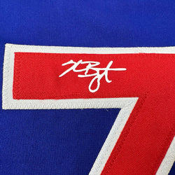 Facsimile Autographed Kris Bryant Chicago Blue Reprint Laser Auto Baseball Jersey Size Men's XL (ONLINE ORDER ONLY)