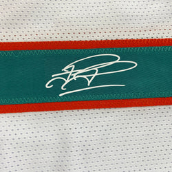 Facsimile Autographed Tua Tagovailoa Miami White Reprint Laser Auto Football Jersey Size Men's XL (ONLINE ORDER ONLY)