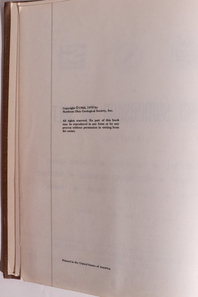 Third Symposium on Salt — Complete 2-Volume Set | Geology, Mining & Underground Storage, First Edition (1970) (ONLINE ORDER ONLY)