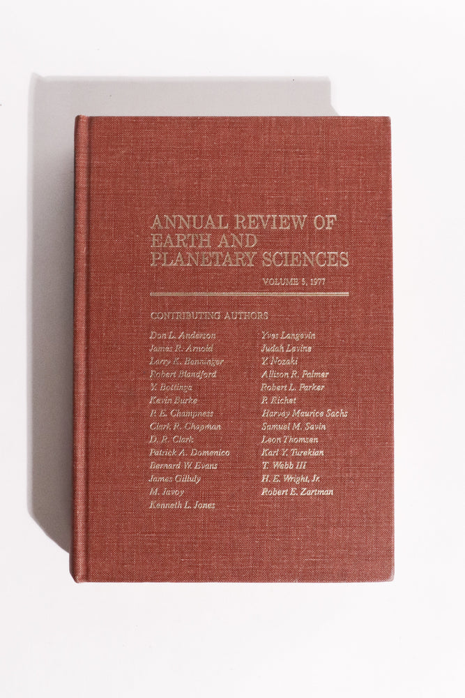 Annual Review of Earth and Planetary Sciences, Volume 5 (1977) — Geology, Moon, Mars & Paleoclimate (ONLINE ORDER ONLY)