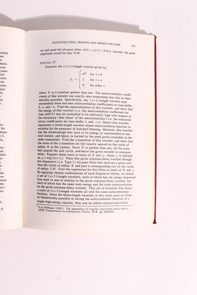 Statistical Communication and Detection: Digital Processing of Radar & Seismic Signals — Enders A. Robinson, First Edition / U.S. Issue (1967) (ONLINE ORDER ONLY)