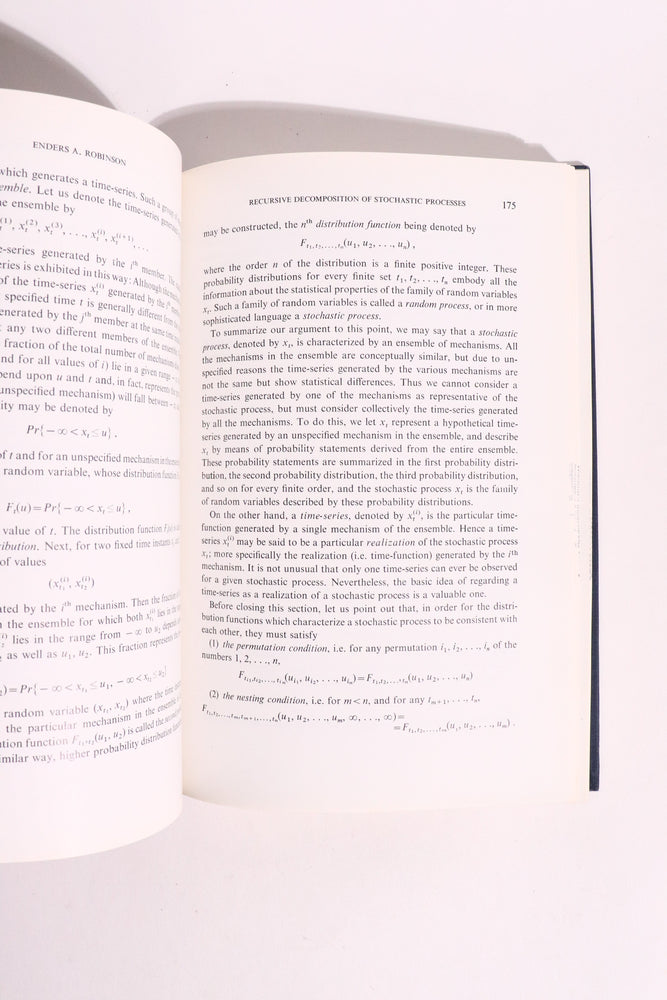 Time Series Analysis and Applications — Enders A. Robinson, 1981 First Printing | Signal Processing & Statistics (ONLINE ORDER ONLY)
