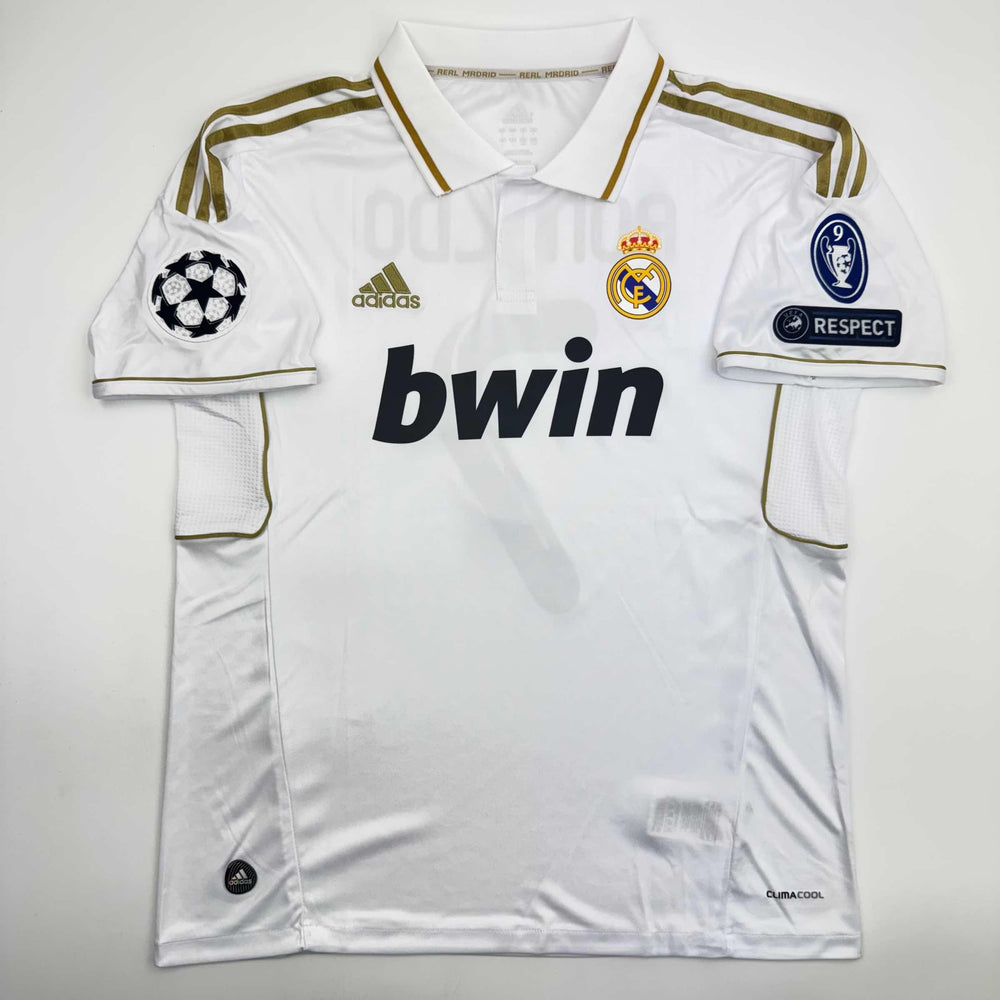 Autographed/Signed Cristiano Ronaldo Real Madrid White Soccer Jersey Beckett BAS COA (ONLINE ORDER ONLY)