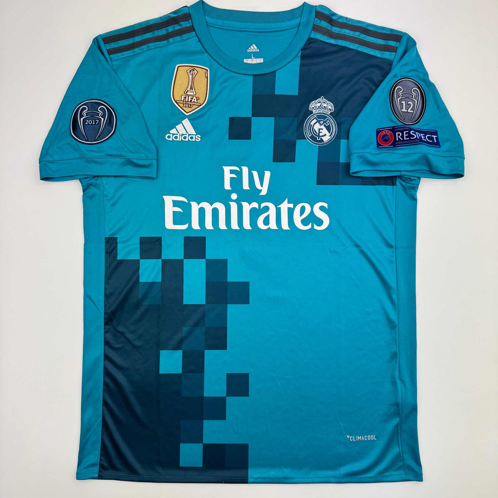 Autographed/Signed Cristiano Ronaldo Real Madrid Blue Soccer Jersey Beckett BAS COA (ONLINE ORDER ONLY)