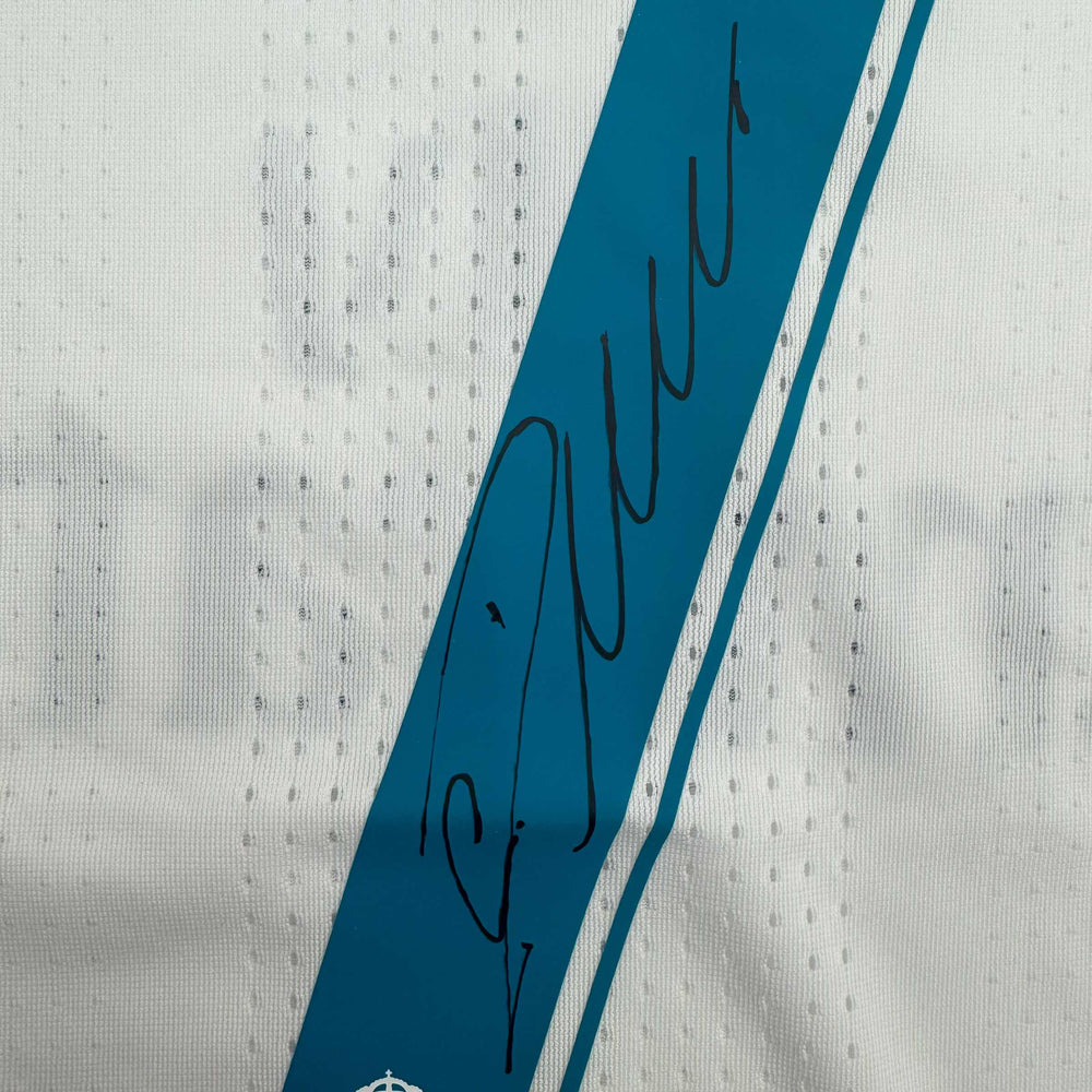 Autographed/Signed Cristiano Ronaldo Real Madrid White Soccer Jersey Beckett BAS COA (ONLINE ORDER ONLY)