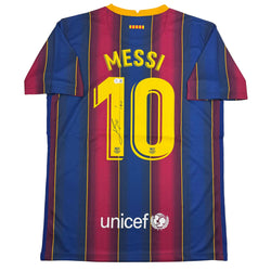 Autographed/Signed Lionel Leo Messi FC Barcelona Soccer Jersey Beckett BAS COA (ONLINE ORDER ONLY)