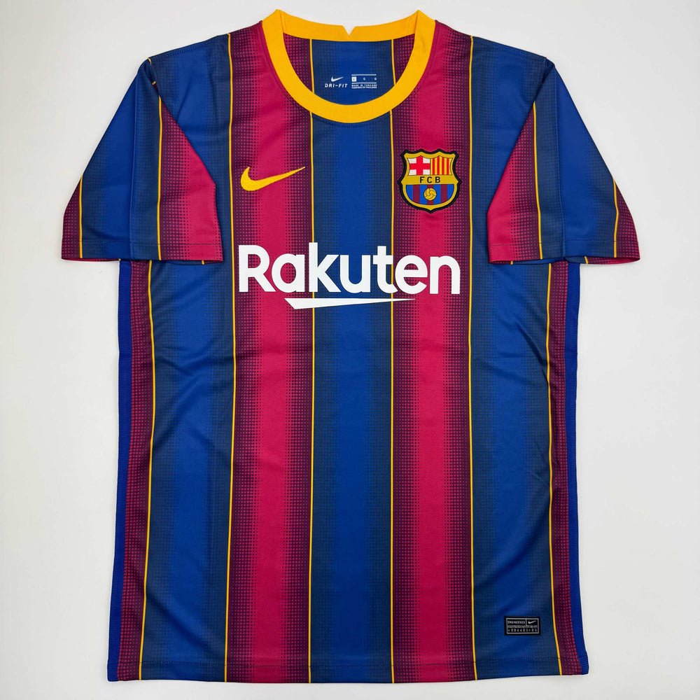 Autographed/Signed Lionel Leo Messi FC Barcelona Soccer Jersey Beckett BAS COA (ONLINE ORDER ONLY)