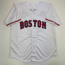 Autographed/Signed Terry Francona Boston White Baseball Jersey Beckett BAS COA (ONLINE ORDER ONLY)