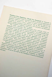Petroleum Price Regulation (ONLINE ORDER ONLY)