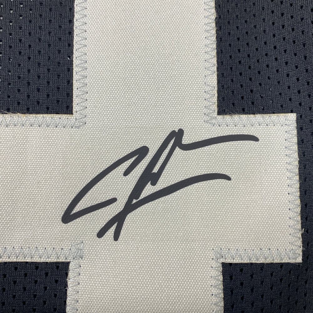 Facsimile Autographed Charles Woodson Oakland Las Vegas Black Reprint Laser Auto Football Jersey Size Men's XL (ONLINE ORDER ONLY)