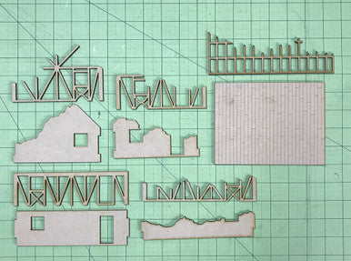 28mm Medium Half Timber House  - 28MMDF551 (Online Order Only)