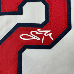 Facsimile Autographed Scott Rolen St. Louis White Reprint Laser Auto Baseball Jersey Size Men's XL (ONLINE ORDER ONLY)