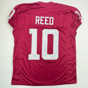 Autographed/Signed Marcel Reed Texas A&M Maroon College Football Jersey JSA COA (ONLINE ORDER ONLY)