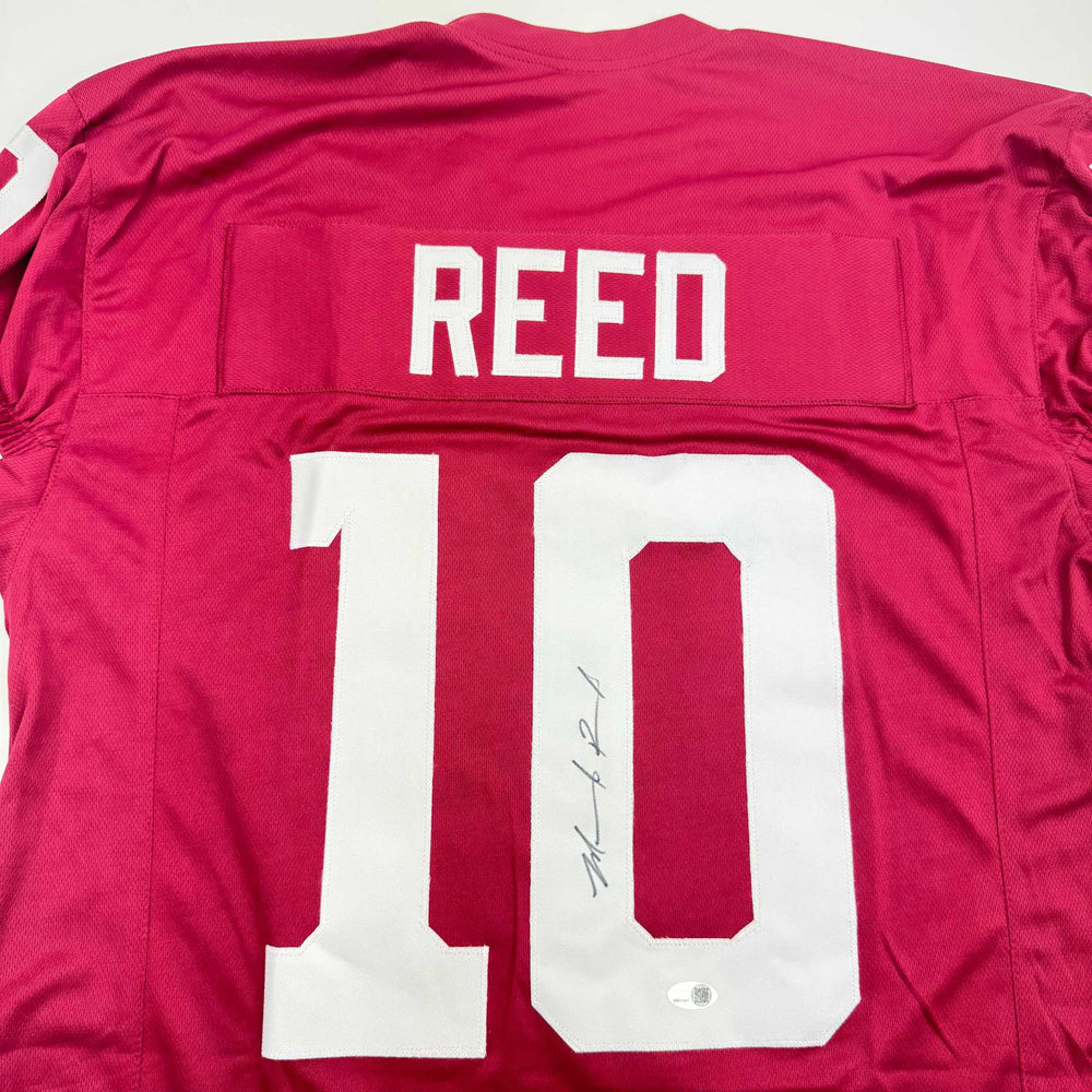Autographed/Signed Marcel Reed Texas A&M Maroon College Football Jersey JSA COA (ONLINE ORDER ONLY)