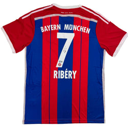 Autographed/Signed Franck Ribery FC Bayern Munich Red Soccer Futbol Jersey Beckett BAS COA (ONLINE ORDER ONLY)