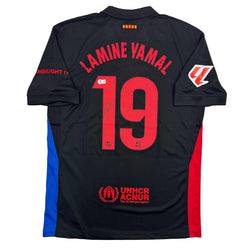 Autographed/Signed Lamine Yamal FC Barcelona Black Soccer Jersey Beckett BAS COA (ONLINE ORDER ONLY)