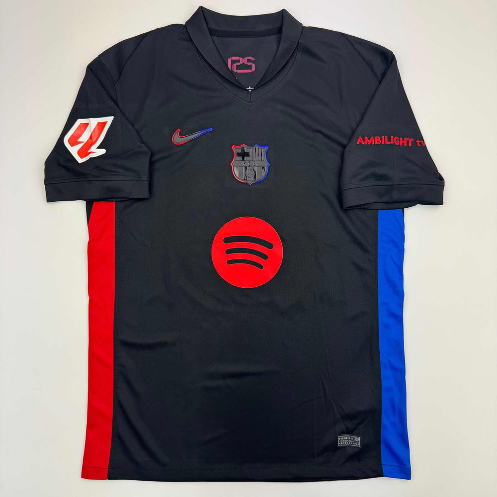 Autographed/Signed Lamine Yamal FC Barcelona Black Soccer Jersey Beckett BAS COA (ONLINE ORDER ONLY)