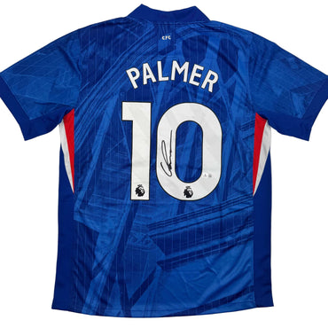 Autographed/Signed Cole Palmer Chelsea FC Blue Soccer Futbol Jersey Beckett BAS COA (ONLINE ORDER ONLY)
