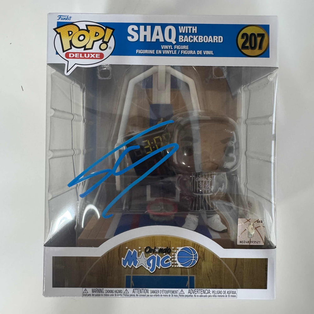 Autographed/Signed Shaq Shaquille O'Neal Orlando Magic Basketball Funko Pop #207 Figurine PSA COA (ONLINE ORDER ONLY)