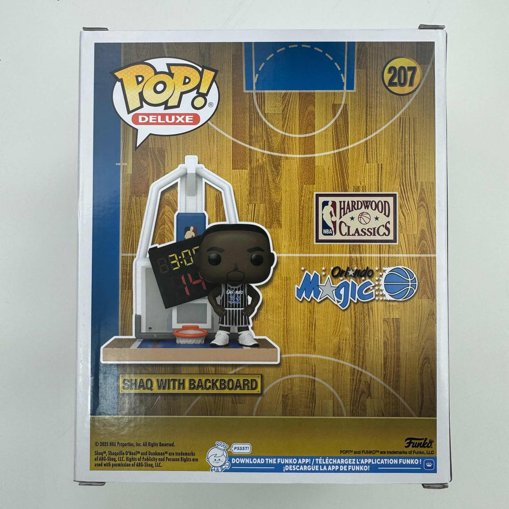 Autographed/Signed Shaq Shaquille O'Neal Orlando Magic Basketball Funko Pop #207 Figurine PSA COA (ONLINE ORDER ONLY)