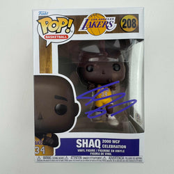 Autographed/Signed Shaq Shaquille O'Neal Orlando Magic Basketball Funko Pop #208 Figurine PSA COA (ONLINE ORDER ONLY)