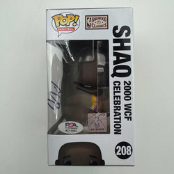 Autographed/Signed Shaq Shaquille O'Neal Orlando Magic Basketball Funko Pop #208 Figurine PSA COA (ONLINE ORDER ONLY)