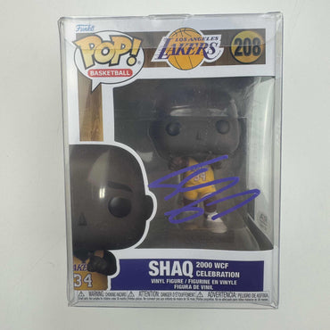 Autographed/Signed Shaq Shaquille O'Neal Orlando Magic Basketball Funko Pop #208 Figurine PSA COA (ONLINE ORDER ONLY)