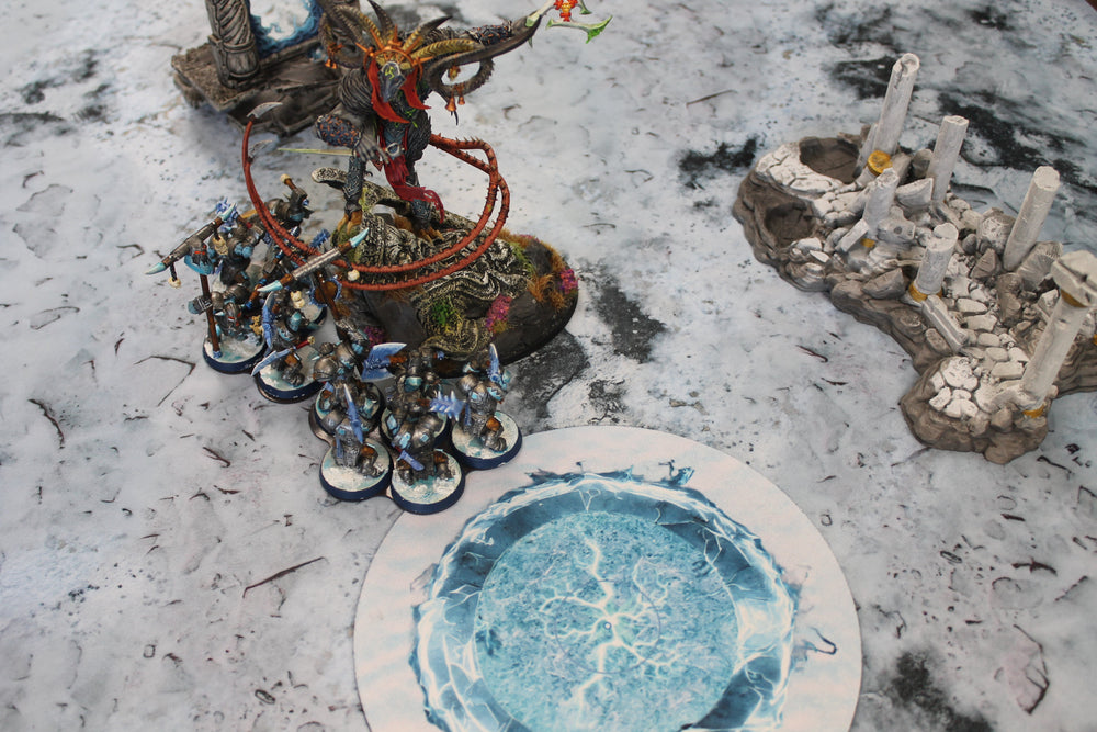 Snowy Tundra - Neoprene Battle Mat with Bag (Online Order Only)