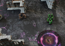 Tainted Cavern | Neoprene Battle Mat with Bag | Baron of Dice (ONLINE ORDER ONLY)