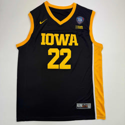 Autographed/Signed Caitlin Clark Iowa Black Basketball Jersey Panini COA (ONLINE ORDER ONLY)
