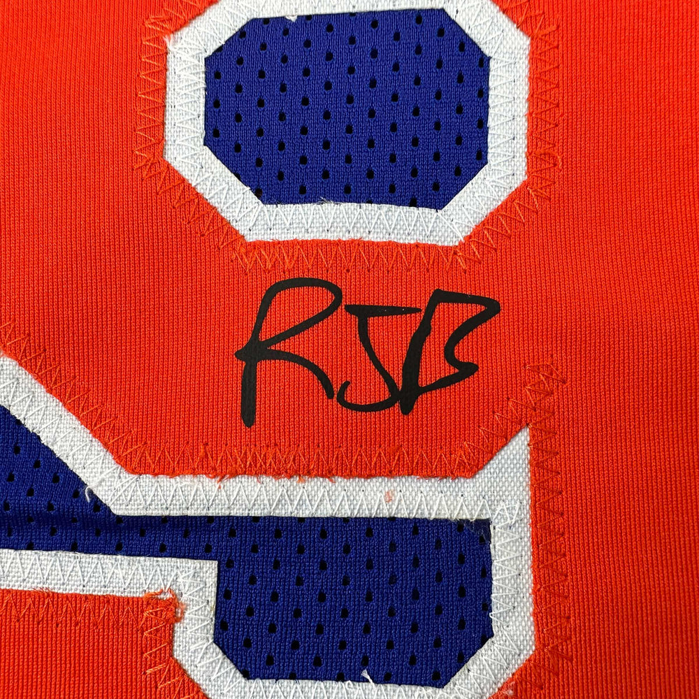 Facsimile Autographed RJ R.J. Barrett New York Blue Reprint Laser Auto Basketball Jersey Size Men's XL (ONLINE ORDER ONLY)